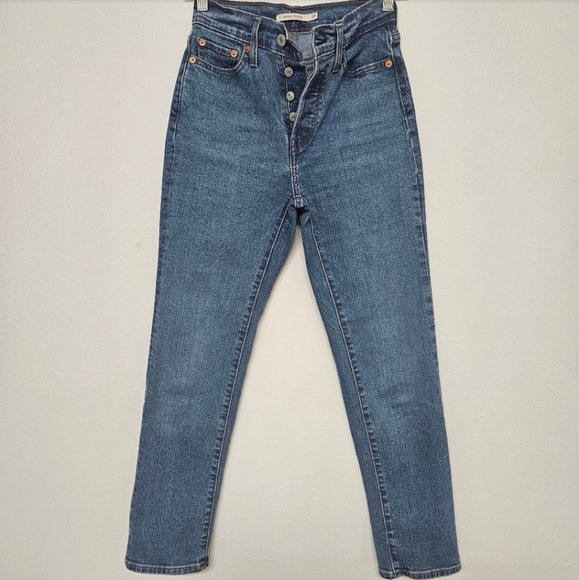 LEVI'S WEDGIE STRAIGHT LEG JEANS  WOMEN'S SIZE 25 - Picture 1 of 9